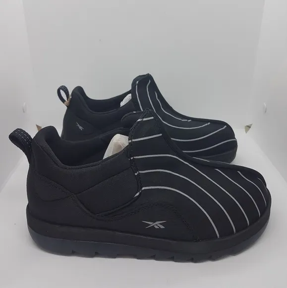 New Reebok Beatnik Moc Black/Silver Metallic Running Shoes Sz 8