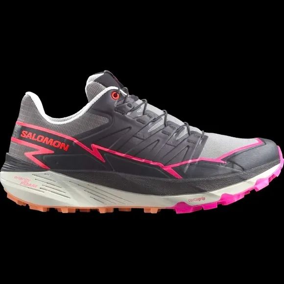 NEW SALOMON Women’s Thundercross Trail Running size6.5 Plum Kitten/Black