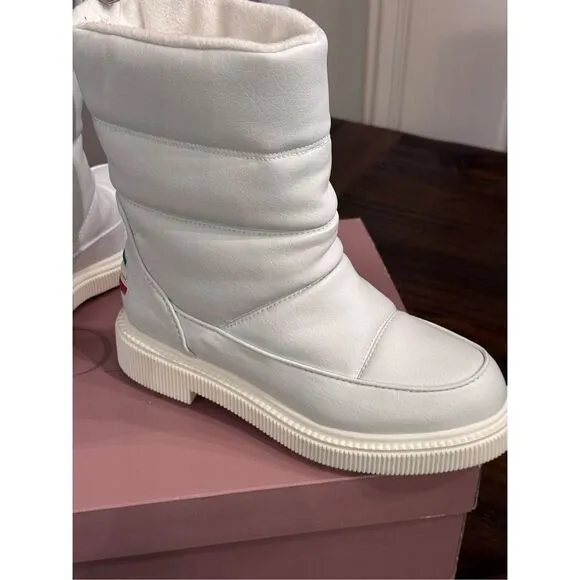 New! Sarto white snow boot