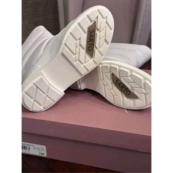 New! Sarto white snow boot