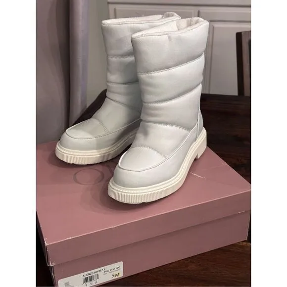 New! Sarto white snow boot