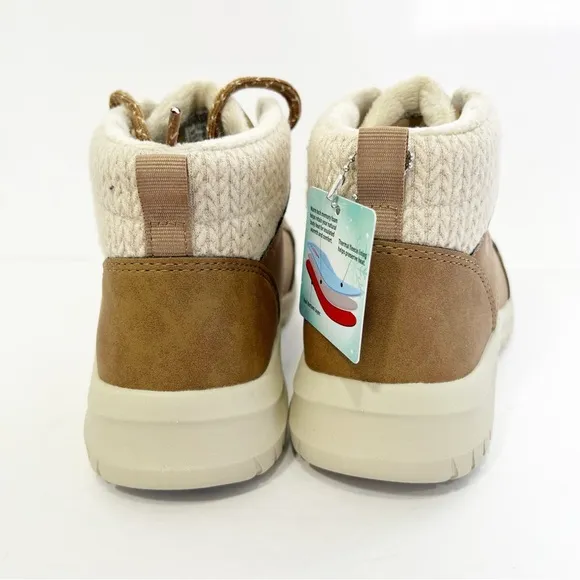 NEW Skechers Women's Ultra Flex 2 Casual Mix Chestnut Boots Size 9 NWT