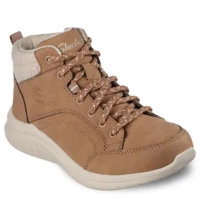 NEW Skechers Women's Ultra Flex 2 Casual Mix Chestnut Boots Size 9 NWT