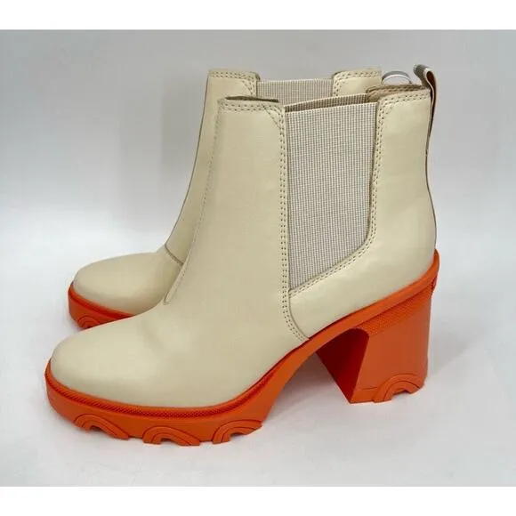 NEW Sorel Women's Brex Heel Chelsea Bootie Ceramic/Orange Size 11 New In Box
