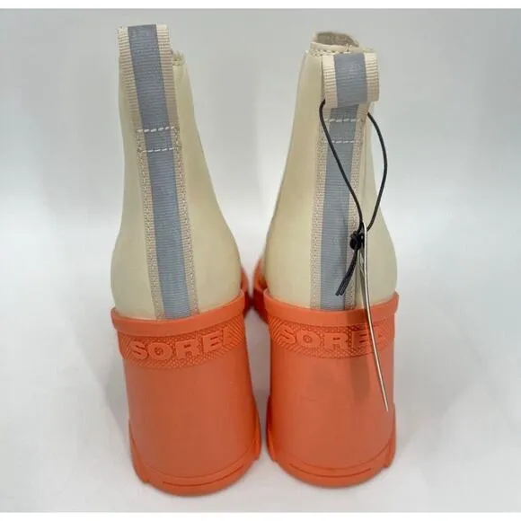 NEW Sorel Women's Brex Heel Chelsea Bootie Ceramic/Orange Size 11 New In Box