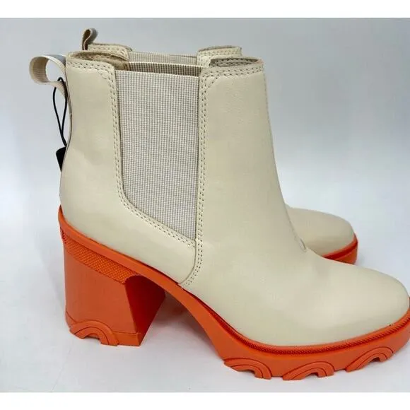 NEW Sorel Women's Brex Heel Chelsea Bootie Ceramic/Orange Size 11 New In Box