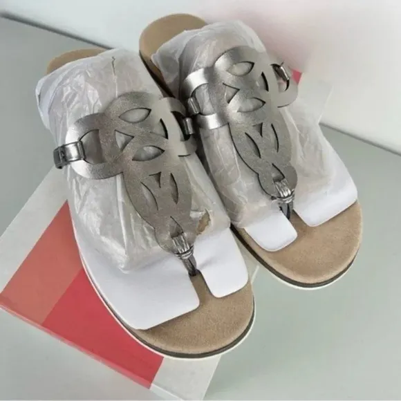 NEW SOUL Naturalizer Janice Cut Out Slip On Comfort Sandals Women's Size 10