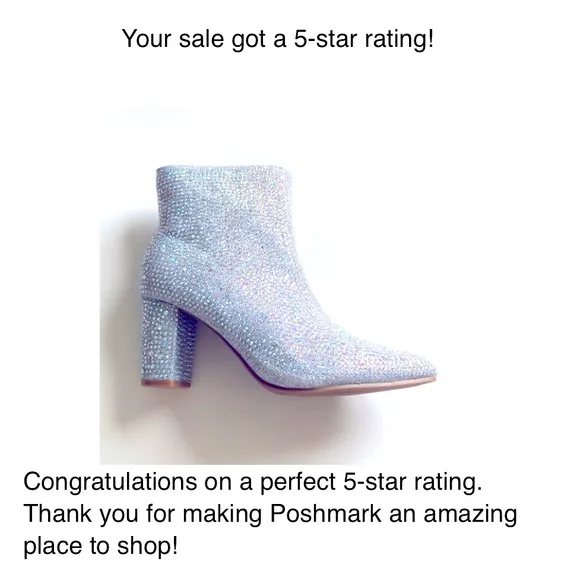 New Sparkle Glam White Rhinestone Boots