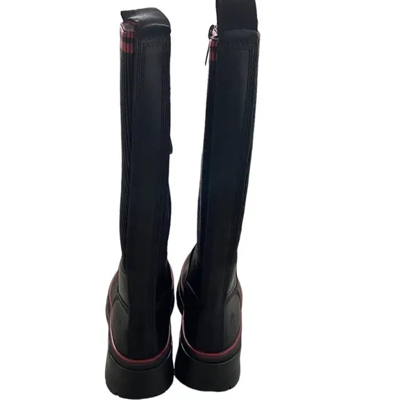 New Timberland Malynn Tall Waterproof Boots Black Knee High size 7