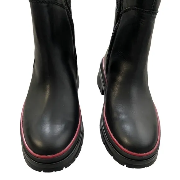 New Timberland Malynn Tall Waterproof Boots Black Knee High size 7