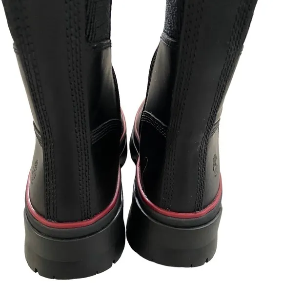 New Timberland Malynn Tall Waterproof Boots Black Knee High size 7