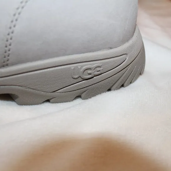 NEW UGG MEN'S‎ BUTTER WATERPROOF LEATHER SHEARLING SNOW WINTER BOOTS PUTTY GRAY