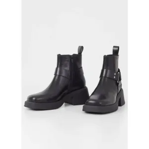 NEW VAGABOND SHOEMAKERS women's dorah ankle harness moto boot in black