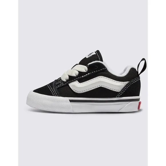 New VANS Knu Skool Elastic Lace Little Kids Shoes Toddler Size 6