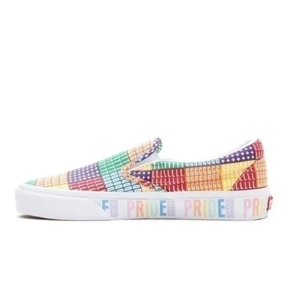 NEW Vans Pride Classic Slip-On Shoes Size 9