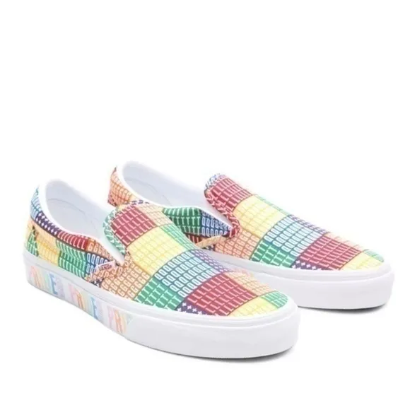 NEW Vans Pride Classic Slip-On Shoes Size 9