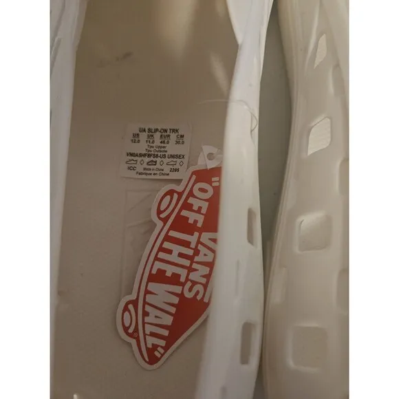 New Vans Slip-On Mule TRK Marshmallow White Sneakers Water Shoe Sandals 2023 NWT