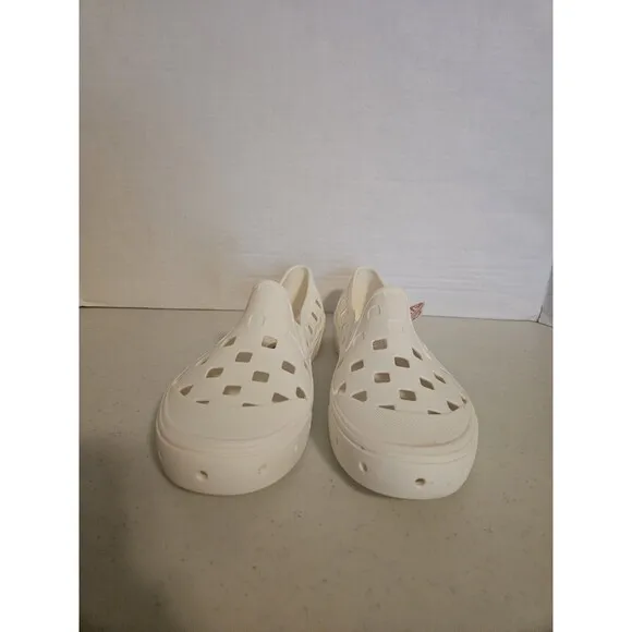 New Vans Slip-On Mule TRK Marshmallow White Sneakers Water Shoe Sandals 2023 NWT