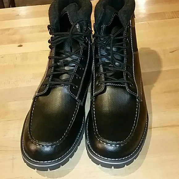 NEW! Woolrich Brushman Tall Black Utility Dress Boots