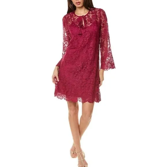 NEW JOHNNY WAS Women’s S Harper Lace Mini Dress  $388 MSRP