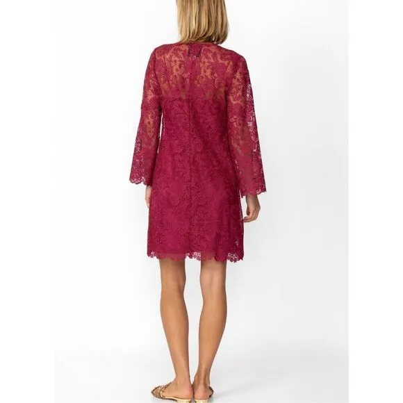 NEW JOHNNY WAS Women’s S Harper Lace Mini Dress  $388 MSRP