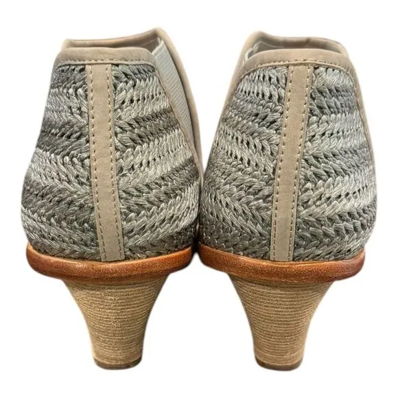 NEW Matt Bernson Women's Marlow Ash Raffia Ankle Boots Booties 10