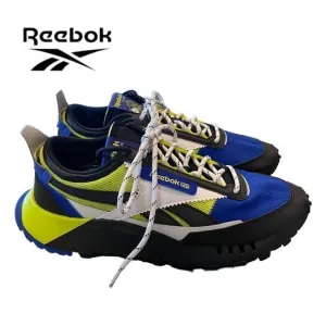 NEW Reebok Men's CL Legacy Blue Black Chartreuse Running Shoes Sneakers 8.5