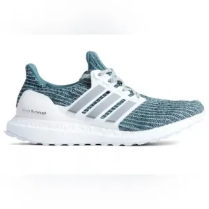 NIB Adidas Men’s Ultra Boost LTD Cloud White/Silver Metallic Running Shoes 11.5