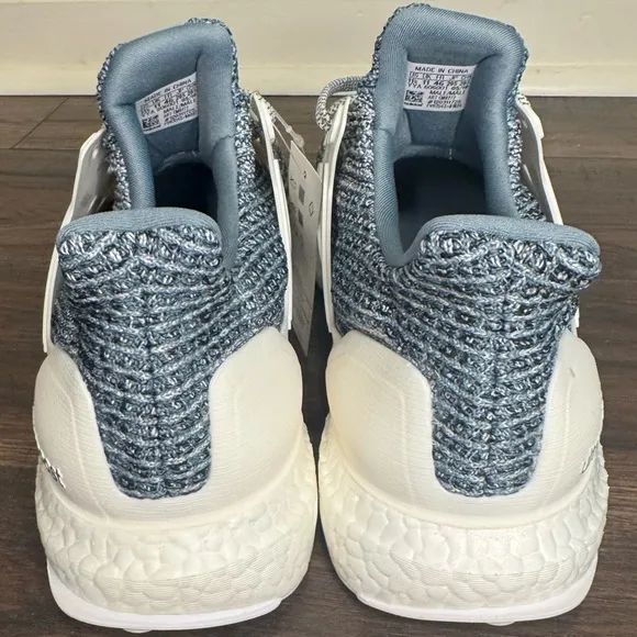 NIB Adidas Men’s Ultra Boost LTD Cloud White/Silver Metallic Running Shoes 11.5
