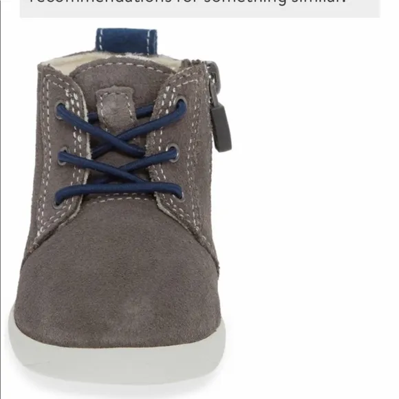 NIB UGG Kristjan Chukka Botttie Sneaker leather size 1 / 0 to 6 month baby shoes