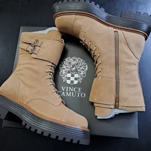 NIB Vince Camuto Monchia Platform Moto Boots    Size 8.5