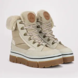 NIB Women's Pajar Henta Beige Winter Boots with Ice Grippers