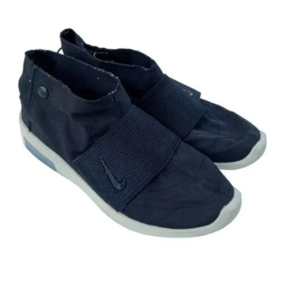 Nike Air Fear of God Moccasin Sneaker Shoes Black Fossil Kids Size 4.5