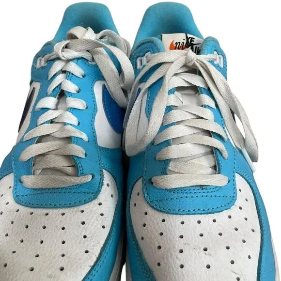Nike Air Force 1 '07 LV8 'Light Photo Blue' Shoes DZ2522-100 Men's Sz 9