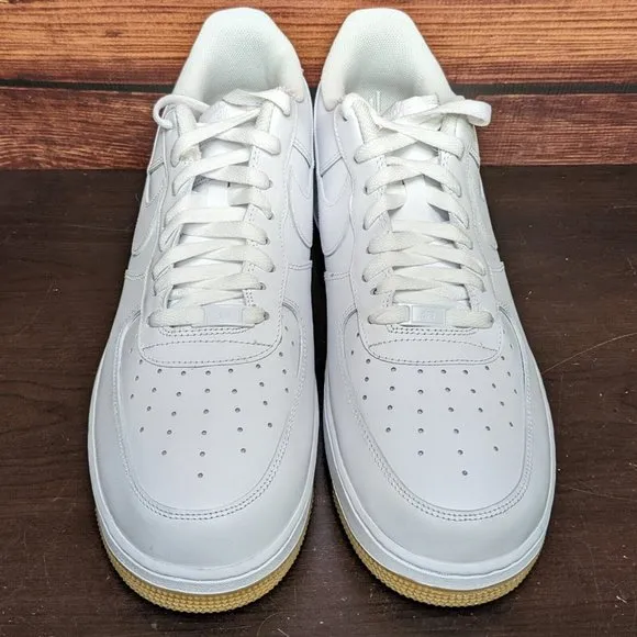 Nike Air Force 1 Low '07 Men's 15 White Gum Bottom basketball shoes DJ2739-100