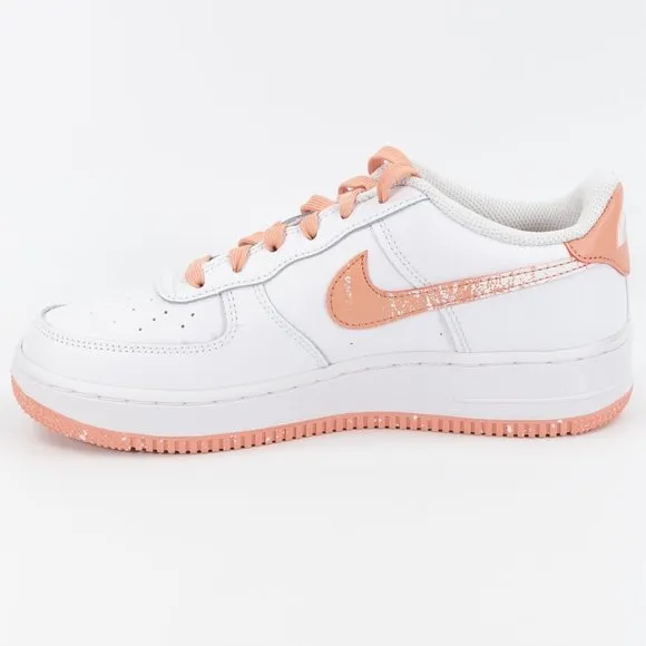Nike Air Force 1 LV8 GS 'White Light Madder Root Aura' DM0985-100 size 7 Y 8.5 W