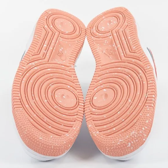 Nike Air Force 1 LV8 GS 'White Light Madder Root Aura' DM0985-100 size 7 Y 8.5 W