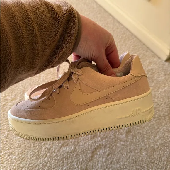 Nike Air Force 1 Sage Low Sneakers Blush Light Pink Shoes Women's Size 6