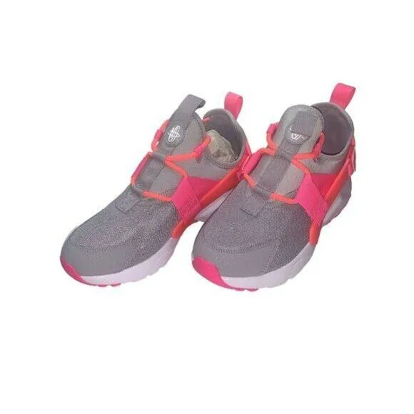 Nike Air Huarache City Low Womens Sneakers Size 6.5 Atmosphere Grey/Hot Punch