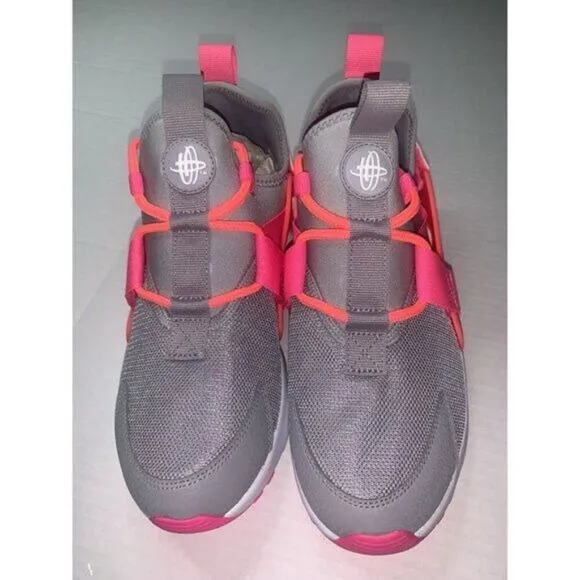 Nike Air Huarache City Low Womens Sneakers Size 6.5 Atmosphere Grey/Hot Punch