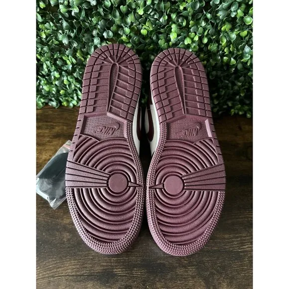 Nike Air Jordan 1 Low Phantom Night Maroon 6Y Women Size 7.5 553560-068 Shoes