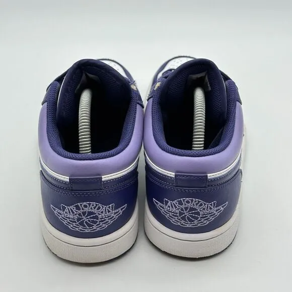 Nike Air Jordan 1 Low 'Sky J Purple' Mens Size 9 Purple White 553558-515