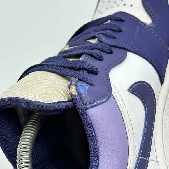 Nike Air Jordan 1 Low 'Sky J Purple' Mens Size 9 Purple White 553558-515
