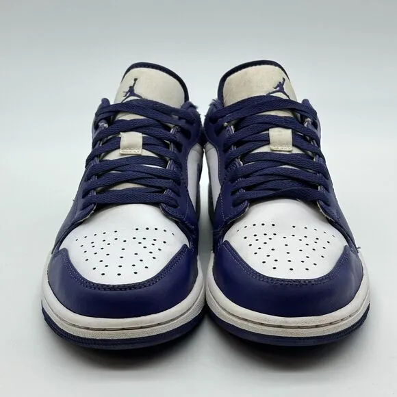 Nike Air Jordan 1 Low 'Sky J Purple' Mens Size 9 Purple White 553558-515