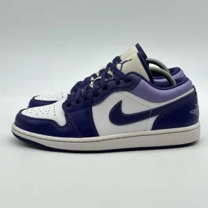 Nike Air Jordan 1 Low 'Sky J Purple' Mens Size 9 Purple White 553558-515
