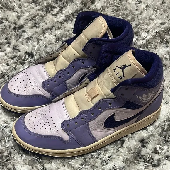 Nike Air Jordan 1 Mid Chenille Sky J Light Purple (Women's)