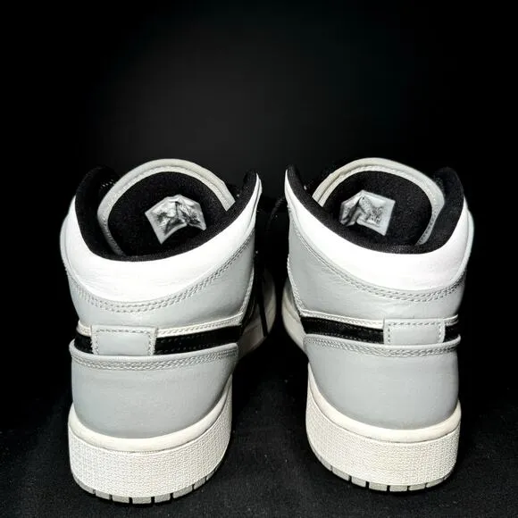 Nike Air Jordan 1 Mid GS Light Smoke Grey Men's Shoes - Size 5.5