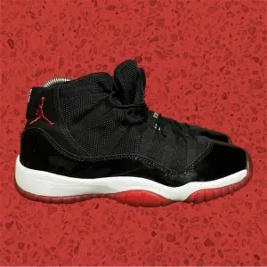 Nike Air Jordan 11 XI Retro GS 'Bred' 2012  378038-010 Youth Size 7Y Shoes