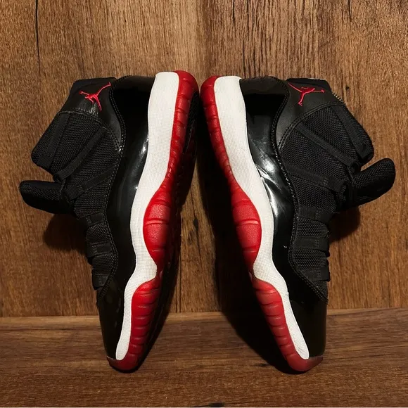 Nike Air Jordan 11 XI Retro GS 'Bred' 2012  378038-010 Youth Size 7Y Shoes