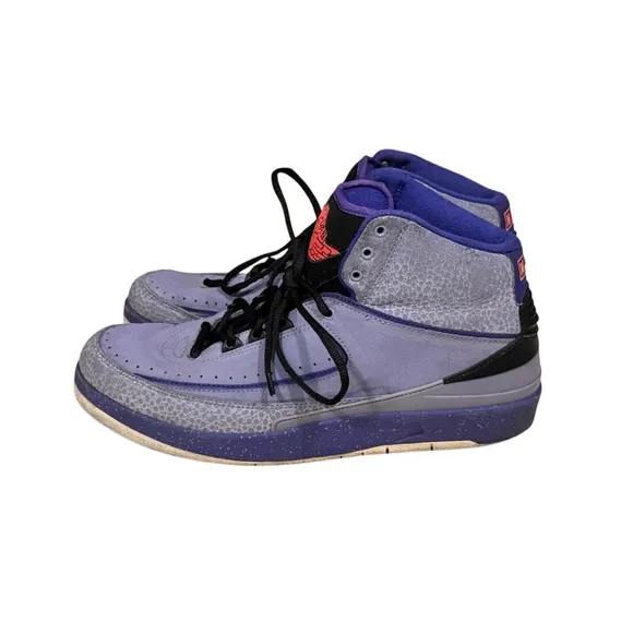 NIKE AIR JORDAN 2 RETRO IRON PURPLE MENS BASKETBALL SHOES MENS SIZE 10.5​